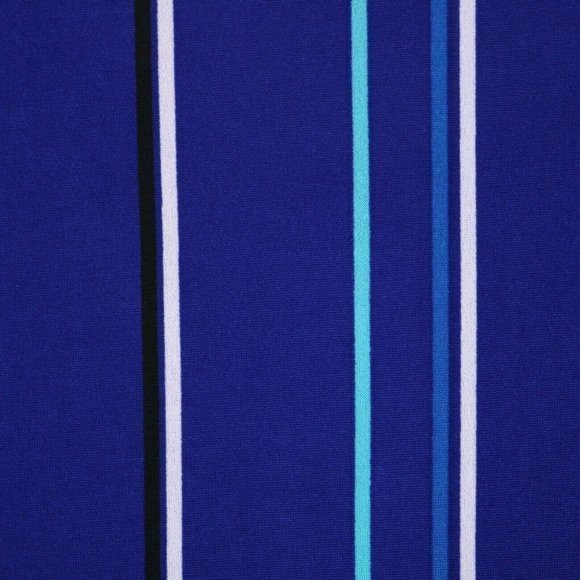 Worthington Shirt Top Blue Stripe Mambo Long Flared Sleeve Plus 2X - Picture 10 of 12